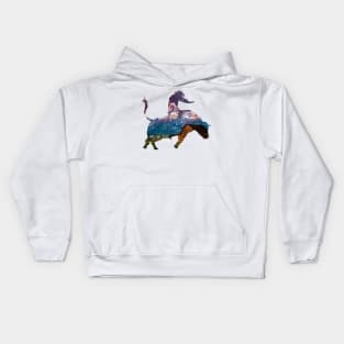 Bull Rider 1: Mountain Ranch at Sunset Kids Hoodie